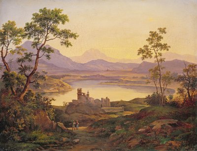 Italienische Landschaft von Joachim Faber